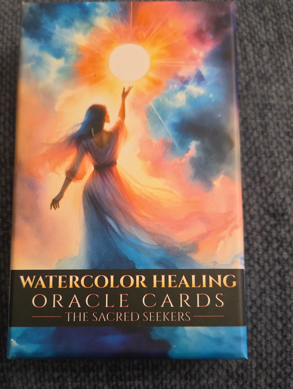 Watercolor Healing Oracle Cards - Multicolor